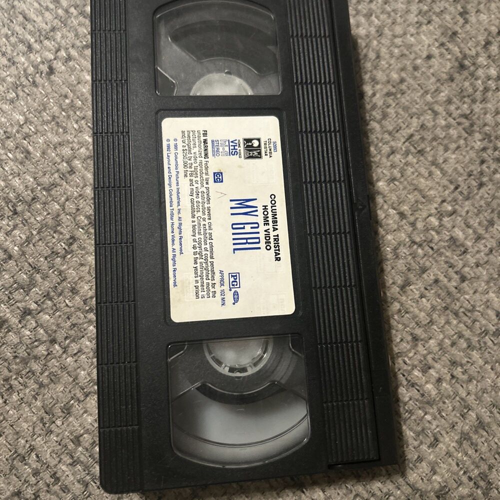 My Girl (VHS, 1992) No Case